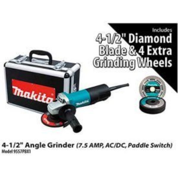 Makita Makita® 9557PBX1 4-1/2" Angle Grinder Power Pack 9557PBX1